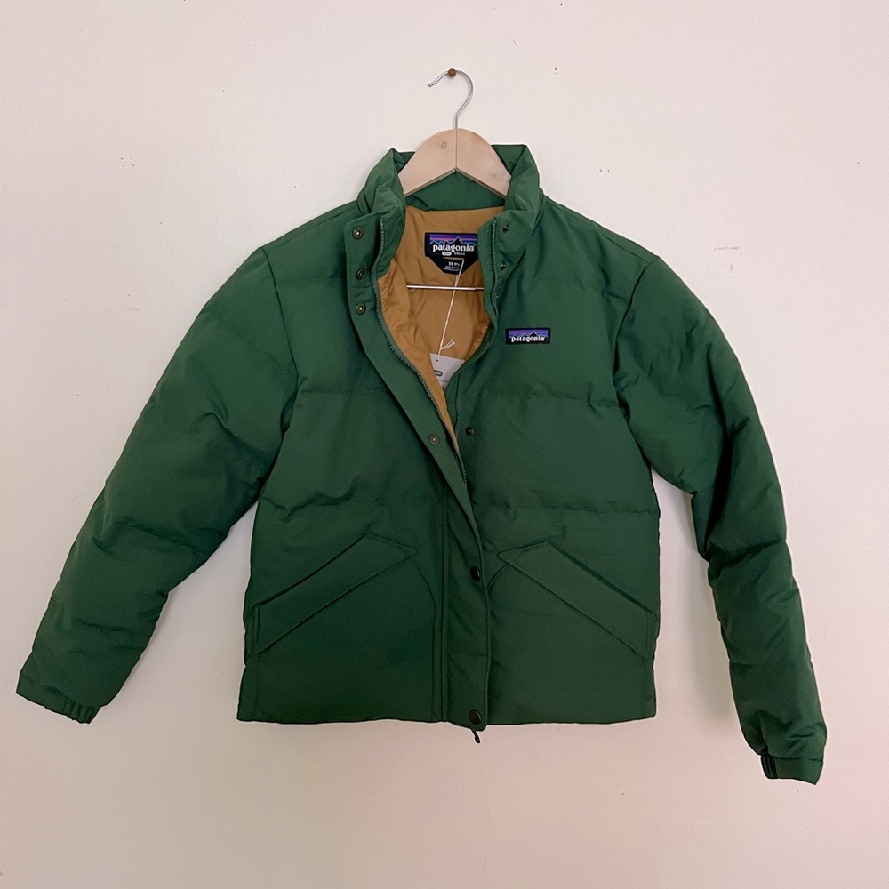 NWT Women’s Patagonia Downdrift Jacket in Sublime Green, Size XS